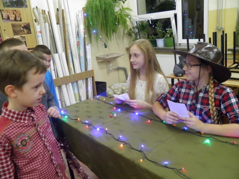 Zabawa andrzejkowo - integracyjna SP